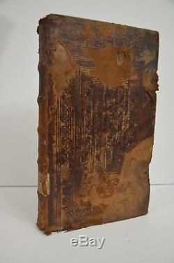 1727 Tur Amazing Wooden Binding Rare Book Judaica Hebrew Antique