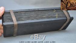 10Rare Tibetan Buddhism Temple Old Wood Xuan paper Scripture Diamond Sutra Book