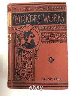 14 RARE antique 1800s illust. Vol. DICKENS WORKS, David Copperfield