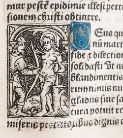 1504 Ecessively Rare Book Of Hours Printed On Vellum By Chappiel For Hardouin