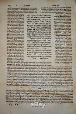 1522 Babylonian Talmud venezia Bomberg Hebrew Judaica antique Extremely rare