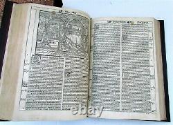 1527 TEXTUS BIBLE POST INCUNABULA antique ILLUSTRATED FOLIO 16th CENTURY RARE