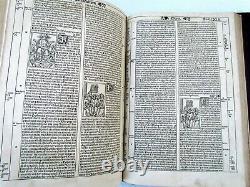 1527 TEXTUS BIBLE POST INCUNABULA antique ILLUSTRATED FOLIO 16th CENTURY RARE