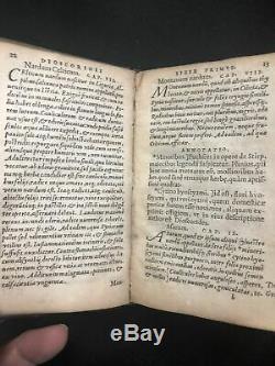 1554 RARE Antique MEDICAL BOOK Medicine Herbal RECIPES Botany PHARMACY Catalog