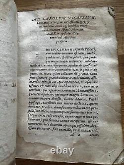 1563 RARE ANTIQUE original BOOK Ciceronis Epistolae ad Atticum