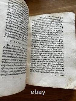 1563 RARE ANTIQUE original BOOK Ciceronis Epistolae ad Atticum