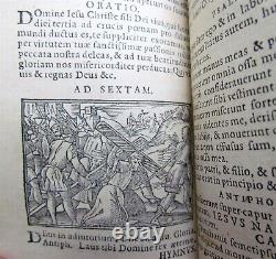1573 ILLUSTRATED HYMN BOOK antique PIGSKIN BOUND from FAMOUS RUSSIAN COLLECTION