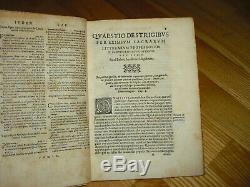 1576 Questio De Strigibus Spina Witchcraft Extremely Rare