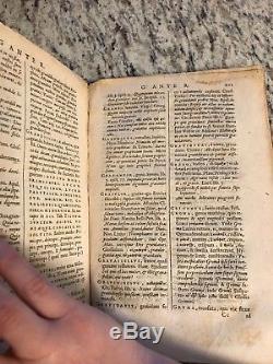 1622 Antique Latin Lexicon / Book / Dictionary. Extremely Rare