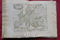 1647 RARE 1st Edition ATLAS EUROPE by Nicolas Sanson (the son) 12 maps Colored