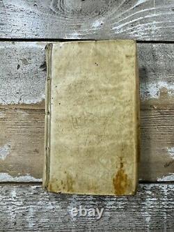 1654 Antique Vellum Poetry Book Q. Horatius Flaccus Lierzangen En Dichtkunst