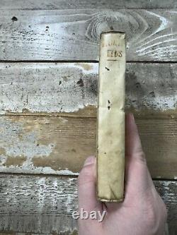 1654 Antique Vellum Poetry Book Q. Horatius Flaccus Lierzangen En Dichtkunst