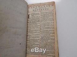 1659- New Testament- BIBLE- Book of Psalms- 1663- London- Antique Christian RARE