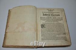 1664 Bible Martin Luther German Engravings Nice cover Extremely rare antique