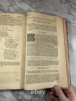 1684 Rare Antique Book Novels & Tales of John Boccacio Large Folio Size