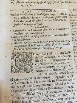 1691 Lot 3 Antique Fabulous Rare Books De Jure Abbatum By Ascanio Temburinio