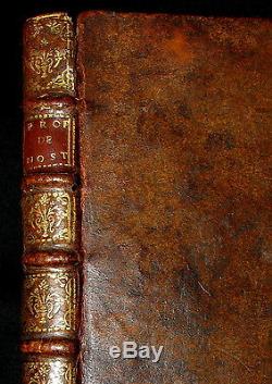 1698 Antique French Book NOSTRADAMUS Propheties RARE Lyon Michel de Nostredame