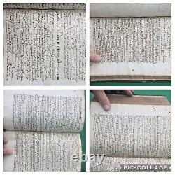 16th C-17th C. Theology Manuscript Book Calligraphy Handwritten 872 Pages RARE