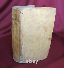 1700s ANTIQUE ITALIAN HANDMADE BOOK withLEATHER COVERS MORAL REASONINGS RARE