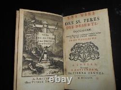 1714 rare 55 engravings antique book catholic church religion christianity