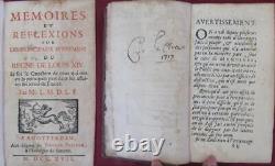 1717 Antique France Memoires Regne De Louis XIV Book Rare