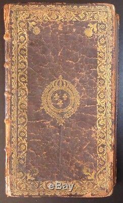 1754 Hollowed Out Book Safe Hidden Cutout within Antique Book Rare
