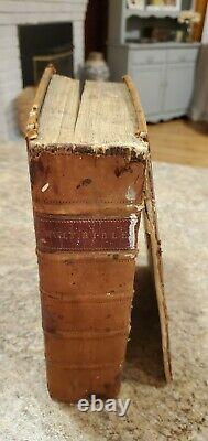 1761 Mark Baskett Holy Bible With Apocrypha, rare bible, antique bible, old bible