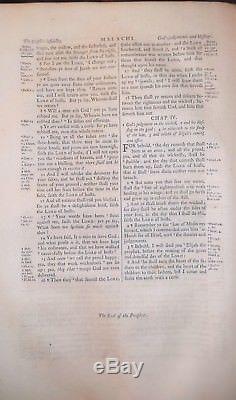 1762 Antique 1st-ed Rare 16 Folio Revised Standard King James Bible 1611-1769
