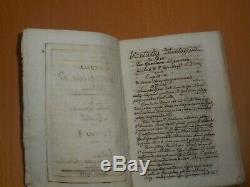 1762 rare antique manuscript book theology Grace catholic church Christianity