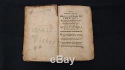 1763 Book of Dutch Poems-Collector Piece-Rare Antique Item