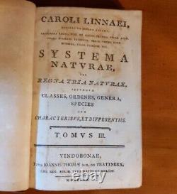 1770 Antique Book Linnel Systems Naturae odd Rare book 250 years old Gems RARE
