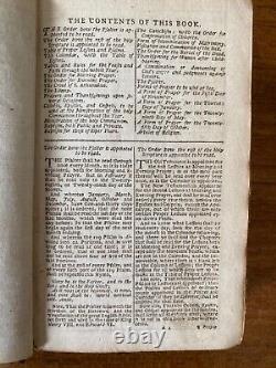 1789 Antique English Book of Common Prayer OXFORD, Leather Binding RARE