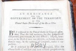 1791 Acts Of Congress 18th C American Printing Declaration Of Independence Rare