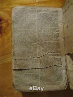 1792 HOLY BIBLE new york HUGH GAINE old LEATHER rare ANTIQUE family history