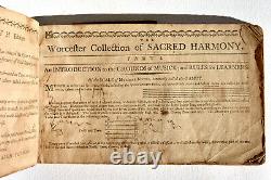 1794 Worcester Collection of Sacred Harmony 5th Ed RARE Antique Music Book