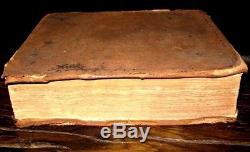 1795 HOLY BIBLE Family RARE Scottish IMPRINT Leather ANTIQUE Edinburgh COLONIAL