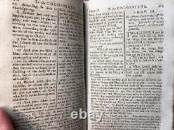 1797 Antique RARE CATHOLIC NEW TESTAMENT HOLY BIBLE Rheims Douay Challoner