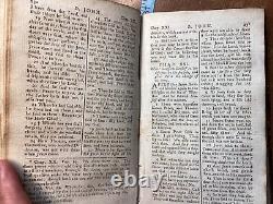 1797 Antique RARE CATHOLIC NEW TESTAMENT HOLY BIBLE Rheims Douay Challoner