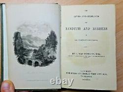 1837 Lives & Exploits of BANDITTI and Robbers ILLUSTRATED Rare Antique Book