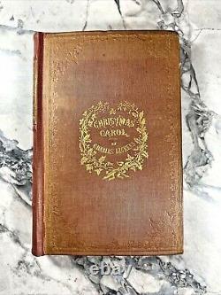 1844 Antique Rare Classic Book A CHRISTMAS CAROL Fifth UK Edition. C. Dickens