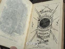 1844 Manners Customs Antiquities of American Indians RARE BOOK Samuel Goodrich