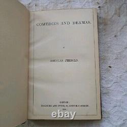 1851-54. 1st Ed. Victorian Novels By Douglas Jerrold. Rare Leather Decor Staging