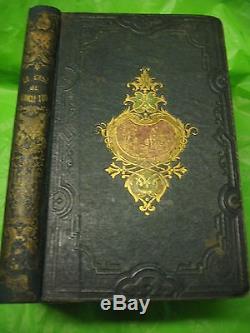 1853 rare antique UNCLE TOM'S CABIN 1ST French Pirated edition STOWE illstr
