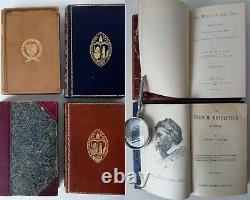 1854- 1926 ANTIQUE FINE BINDING x10 JOBLOT RARE BOOKS COLLECTOR RARE TITLES
