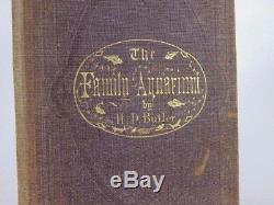 1858- The Family AQUARIUM- Fish Keeping- Antique Rare early US Hobby Book Butler