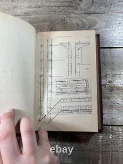 1862 Antique Civil War Book Manual for Engineer Troops Illustrated Rare 1st ed