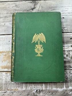 1870 Antique Gardening Book New & Rare Beautiful Leaved Plants 54 Color Plates