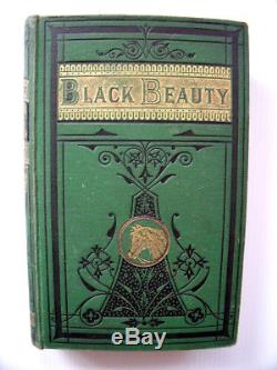 1870s BLACK BEAUTY BY ANNA SEWELLANTIQUE 19th CENTURY RARE EARLY EDITION HORSES