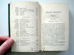 1870s BLACK BEAUTY BY ANNA SEWELLANTIQUE 19th CENTURY RARE EARLY EDITION HORSES