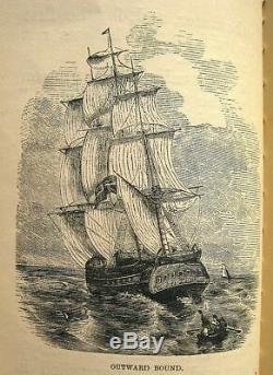 1875 Maritime Ocean Sea Antique THE LIFE OF A SHIP Sail Shipwreck Nautical RARE